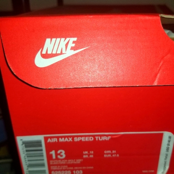 Nike Air Max Speed Turf Chlorophyll 525225 103 Mens size 13 with Box 2018 - Picture 5 of 12